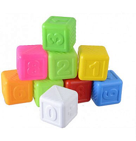 Набір дитячий "Кубики  "Вивчай цифри 6 шт "  арт 0428 Бамсик - 2 - smarttoys.com.ua
