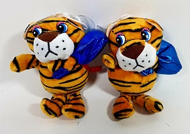 Брелок м'який "Тигр" на присосці 16cm*9cm*7cm  - 1 - smarttoys.com.ua