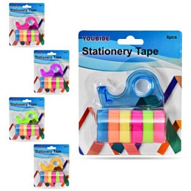 Скотч кольоровий з диспенсером 7пр/наб WW01251ST - 1 - smarttoys.com.ua