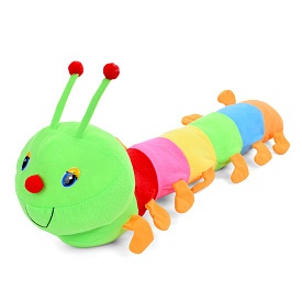 М'яка іграшка MP 2347-1 гусениця, подушка, розмір великий, 1колір, 70 см. - 1 - smarttoys.com.ua