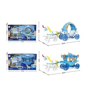 Карета SS098B-С 2 види, кор., 31-17,5-9 см. - 1 - smarttoys.com.ua