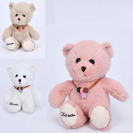 М'яка іграшка FG240326306M ведмедик, хвіст-антистрес, 3 кольори, кул., 21-15-17 см. - 1 - smarttoys.com.ua