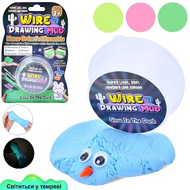 Лизун MK 5089-3 жуйка для рук,котон,баноч.з кришкою,світ.у темряві,аксес.,4кольори,лист,11,5-17-3см. - 1 - smarttoys.com.ua