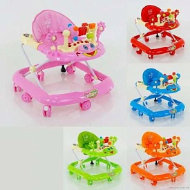 .Ходунки JOY 528 (5) російське озвуч., 5 кольорів, програє веселу пісеньку, видає звуки пожежної, поліцейської і машини швидкої допомоги, d коліс - 6. - 1 - smarttoys.com.ua