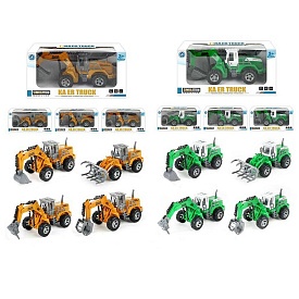 Будтехнiка 2212-141-141A інерц., рухливі деталі, 4 види по 2 кольори, кор., 27,5-13,5-10 см. - 1 - smarttoys.com.ua