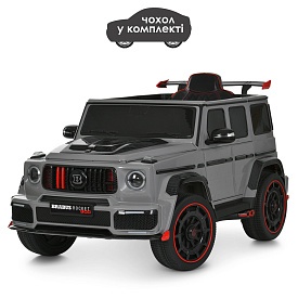 Джип M 6257EBLR-11радіо/к2,4G,4мотора35W,1акум12V12AH,MP3,USB,EVA,BLUETOOTH,TF,муз,св.шк.чох.сірий - 1 - smarttoys.com.ua