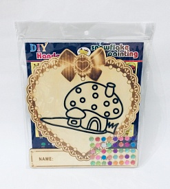 Розфарбовка з стразами сердечко - 4 - smarttoys.com.ua