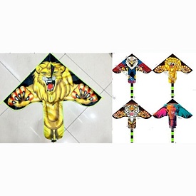 Повітряний змій MR 1446 ширина 110см., довжина 55см., хвіст 85см., 4 види, кул., 7-77-1,5 см. - 1 - smarttoys.com.ua