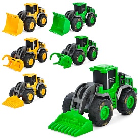 Трактор 669-7 інерц., рухомий деталі, 3 види (2 кольори), кул., 21,5-34-12 см. - 1 - smarttoys.com.ua