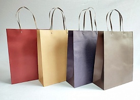 Пакет 25,5*33*12,5см паперовий"Однокольоровий" 12 шт в пак - 1 - smarttoys.com.ua