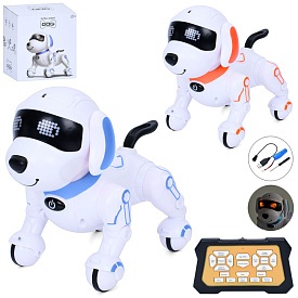 Тварина 878C  д/к(ІЧ),собака,акум.,виконує команди,USB,2кольори,муз.(англ,букви),світло,кор.,19-22 - 1 - smarttoys.com.ua