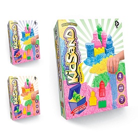 Набір креативної творчості "Кінетичний пісок"KidSand" коробка 400 г укр  - 1 - smarttoys.com.ua