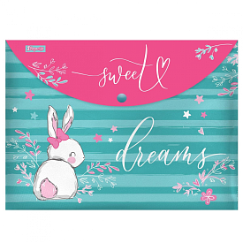 Папка-конверт 1Вересня на кнопці А4 "Bunny" ЦІНА ЗА 1 ПАПКУ - 1 - smarttoys.com.ua
