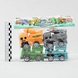 Машинка Спецтехніка Siti trans 4 види в пакеті - 1 - smarttoys.com.ua