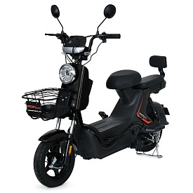 Електроскутер MES 1030-1 BOLT (БЕЗ БАТАРЕЇ )мот.500W,бат.60V20AH,NFC,14дм АП БК шини,св.,шкіра,чорн. - 1 - smarttoys.com.ua