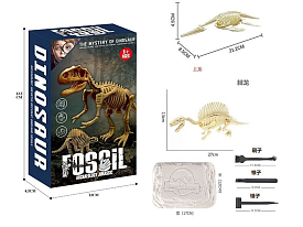 Розкопки 222-7 (96) 2 скелети динозаврів, набір інструментів, в коробці - 1 - smarttoys.com.ua