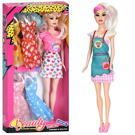 Лялька YY2131 лялька з вбранням, плаття 4 шт., 3 види, кор., 16-32-4,5 см. - 1 - smarttoys.com.ua