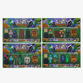 Набір героїв 8795 (60) 4 види, на листі, зброя, кубики, на листі, ВИДАЄТЬСЯ ТІЛЬКИ МІКС ВИДІВ - 1 - smarttoys.com.ua