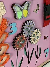 Бізікуб "Робот" 30х30х30 см рожевий - 14 - smarttoys.com.ua