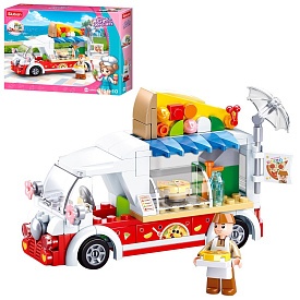 Конструктор SLUBAN M38-B0993D "Girls Dream": Трек з піцою , 156 дет. - 1 - smarttoys.com.ua