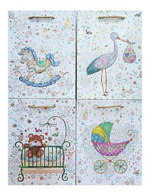 Пакет 26*32*10см паперовий "Для найменших", 12 шт в пак. - 1 - smarttoys.com.ua