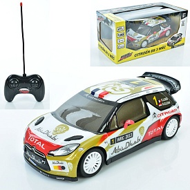 Машина 10449 радіокер.27МГц,Citroen DS 3 WRC,1:20,небит.корпус,гум.колеса,світло,бат.,кор.,30-14-15 - 1 - smarttoys.com.ua