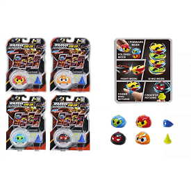 Машинка-дзига Battle Gyro Car з фішкою на блістері - 1 - smarttoys.com.ua