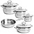 Набір посуду SS "HausRoland" інд.дно 9пр/наб., HR110-1 - 1 - smarttoys.com.ua