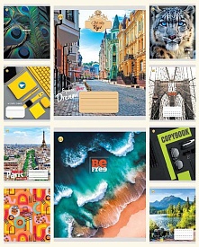 Зошит 48 арк.клітинка Тверда 41506 Мікс Універсальний 1, 10к.,10/200 - 1 - smarttoys.com.ua