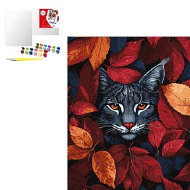 Набір для розпису по номерах "Осіння рись" 40x50см - 1 - smarttoys.com.ua