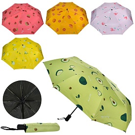 Парасолька MK 4954 автомат., діам. 98 см., спиця 54 см., тканина, чохол, 5 видів, кул., 28-5-5 см. - 1 - smarttoys.com.ua