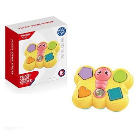 Сортер HE8055 метелик, тріскачка, брязкальце, кор., 21,5-20-8 см. - 1 - smarttoys.com.ua