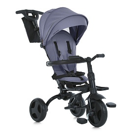 Велосипед MT 1055 Grey 3 кол.EVA (10/8) склад,поворот сид.,.гальма,склад.кермо,підшип.,сумка,сірий - 1 - smarttoys.com.ua