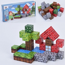 Конструктор 2509 магнітний, куб, 36дет., кор., 24,5-11-3,5 см. - 1 - smarttoys.com.ua