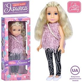 Лялька M 5934 I UA Яринка, 5 пісень, муз. (укр.), бат. (табл.), кор., 20-48-10 см. - 1 - smarttoys.com.ua