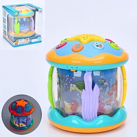 Нічник 855-163A проектор, 2 кольори,  муз., світло, бат., кор., 17,5-17,5-19,5 см. - 1 - smarttoys.com.ua