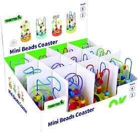 Дерев'яна іграшка TF420 лабіринт на дроті, 4 види, кор., 12 шт.  в диспл., 37,5-28,5-14 см. - 1 - smarttoys.com.ua