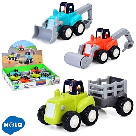 Машинка HE7906 інерц., 6 шт. (3 види) в диспл., 38-25,5-8 см. - 1 - smarttoys.com.ua