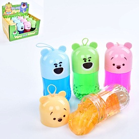 Лизун MK 5126 желейний, баночка з кришкою(ведмедик), 4 кольори, 12 шт. в диспл., 23-12,5-17 см. - 1 - smarttoys.com.ua