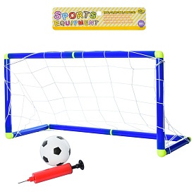 Футбольні ворота MR 0553 70-30-25см., м'яч, сітка, насос, кул., 21,5-38-6 см. - 1 - smarttoys.com.ua