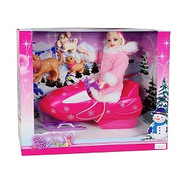 Лялька 68405 снігокат, собаки, кор., 31-24,5-11 см. - 1 - smarttoys.com.ua
