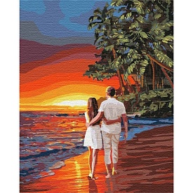 Набір для розпису по номерах. "Романтика на узбережжі" 40*50см - 1 - smarttoys.com.ua