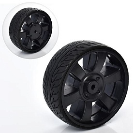 Колесо M 3893-EVA WHEEL EVA з перехідником для квадроцикла M 3893, діам.20см., ширина 7,5см. - 1 - smarttoys.com.ua