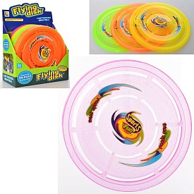 Літаюча тарілка MR 0133 24 шт. (4 кольори) в диспл., 21,5-20,5-10,5 см. - 1 - smarttoys.com.ua