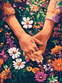 Набір для розпису по номерах "Тримай мене міцно" 30х40см - 1 - smarttoys.com.ua