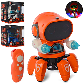 Робот ZR2091 д/к(ІЧ), 17 см, ходить, танцює, 3кольори, муз., світло, бат., кор., 21-21-14см. - 1 - smarttoys.com.ua