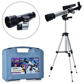 Телескоп BG011 мет., на тренозі 30см., об'єктив, валіза, 35-28-8см. - 1 - smarttoys.com.ua