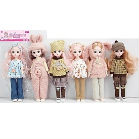 Лялька F0322 (48шт) 29см, шарнірна, 6 видів, у пакеті, 14,5-35-4см - 1 - smarttoys.com.ua