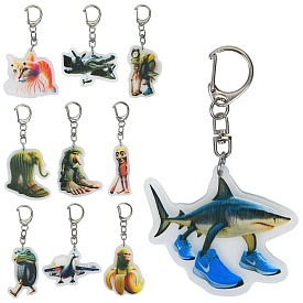 Аксесуар для сумки YG0364 брелок, монстр (пласт.), 10 видів, упак. кул. 50 шт. - 1 - smarttoys.com.ua