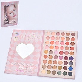 Косметика IG3055 тіні, палетка (54 кольори), дзеркало, кул., 18,5-26,5-1,5 см. - 1 - smarttoys.com.ua